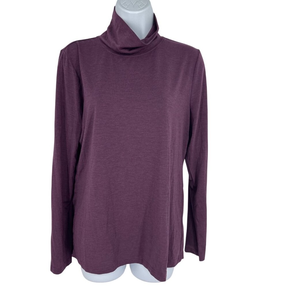 Duluth Trading Co. Women's Dry and Mighty Long Sleeve Turtleneck Size M